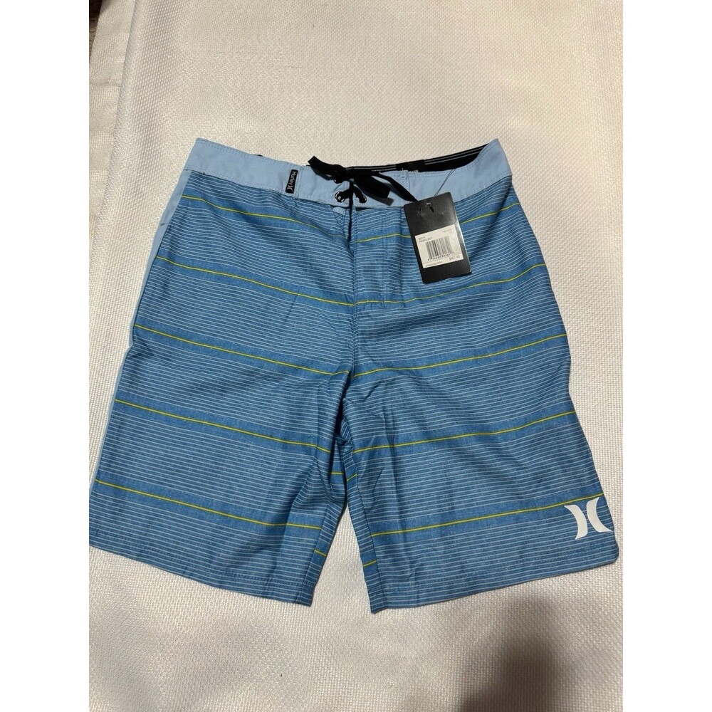 Boys Hurley Board Shorts New With Tags Blue/yellow Size 12/26